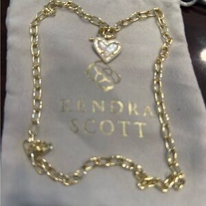 Kendra Scott Gold Heart Pendant Necklace